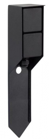 Розетка уличная TM201,  220-230V, 16A, IP44, черный - КОЛОРЛОН ВТД Новосибирск