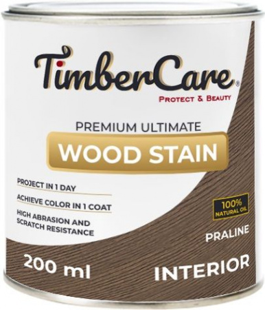 Масло TimberCare WS 350033 (цвет: Пралине/ Praline), банка 0,2л - КОЛОРЛОН ВТД Новосибирск