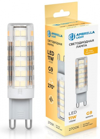 11W Лампа 101103 LED G9 11W 2700K 220-240V - КОЛОРЛОН ВТД Новосибирск