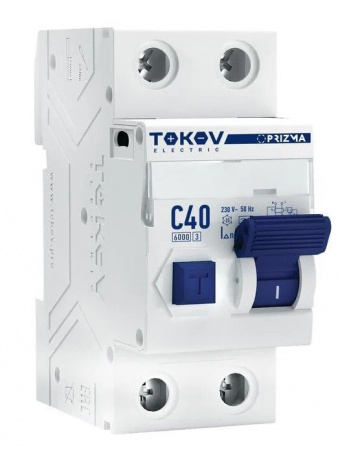 TOKOV Диф. автомат 1P+N 40А AC 30мА 6кА - КОЛОРЛОН ВТД Новосибирск
