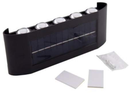 Фонарь садовый 24х8х4см 10LED на солнечной батарее, (холодный/теплый белый) Код272178 - КОЛОРЛОН ВТД Новосибирск