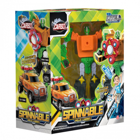 70099 Карбот. Spinnable трансформер Стандарт 18 см, S7. Hello Carbot - КОЛОРЛОН ВТД Новосибирск