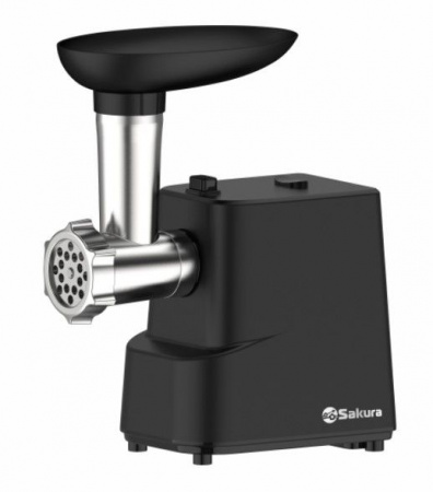 SAKURA Мясорубка SA-6429BK 1500Вт реверс +компл нас - КОЛОРЛОН ВТД Новосибирск