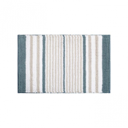 Коврик для ванной комнаты, 50x80, шенилл, сине-зеленый, IDDIS, BC03P58i12 - КОЛОРЛОН ВТД Новосибирск