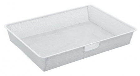 Корзина мелкосетчатая ПРАКТИК Home GBM 60х10 белая 85x578x423 мм - КОЛОРЛОН ВТД Новосибирск