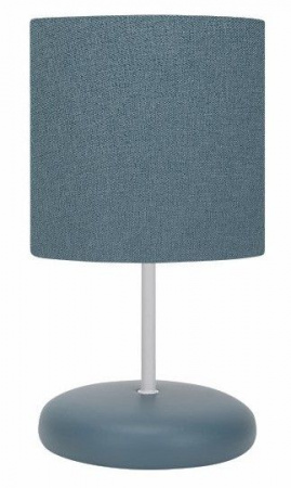 Светильник с абажуром LE TL HELEN 02 PLAIN BLUE  (Синий, E14) - КОЛОРЛОН ВТД Новосибирск