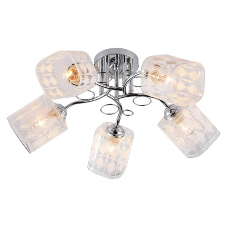 Люстра Escada 1106/5PL E27*40W Chrome - КОЛОРЛОН ВТД Новосибирск