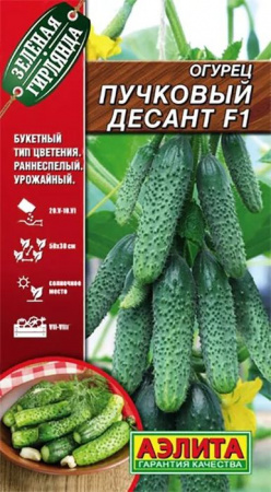 Огурец Пучковой десант F1 0.25г (Аэлита) цв - КОЛОРЛОН ВТД Новосибирск