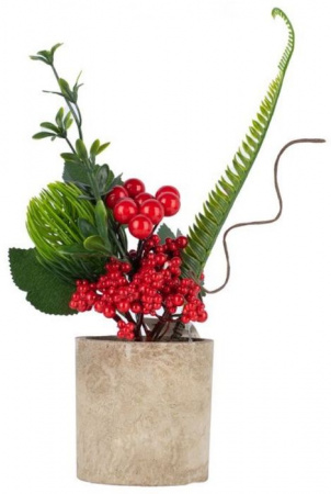 Декоративное искусственное растение 29x16x11см арт.90929 (НГ) - КОЛОРЛОН ВТД Новосибирск