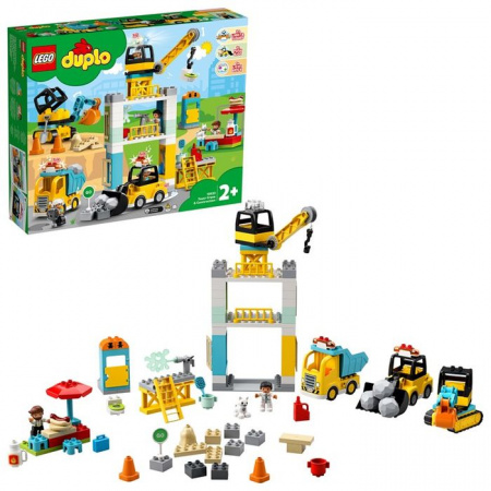 10933Конструктор LEGO DUPLO "Башенный кран на стройке" - КОЛОРЛОН ВТД Новосибирск