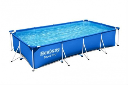 Бассейн Bestway каркасный 400х211х81см 5700л, запл д/ремонта арт.56405 Код249701 - КОЛОРЛОН ВТД Новосибирск
