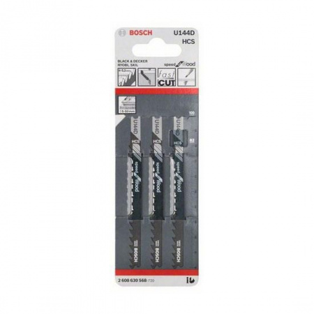 BOSCH Professional3 ЛОБЗИКОВЫЕ ПИЛКИ  U 144 D, HCS 2608630568 - КОЛОРЛОН ВТД Новосибирск