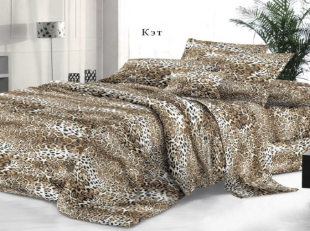 КПБ 2-ный "Макси" "Sateen De Luxe", сатин, Кэт - КОЛОРЛОН ВТД Новосибирск
