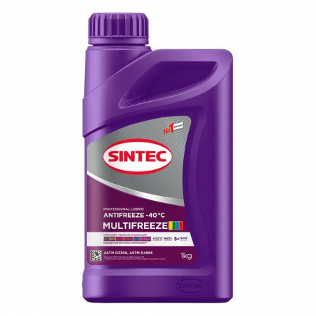 Sintec MULTIFREEZE G13 антифриз сиреневый -40 1кг - КОЛОРЛОН ВТД Новосибирск