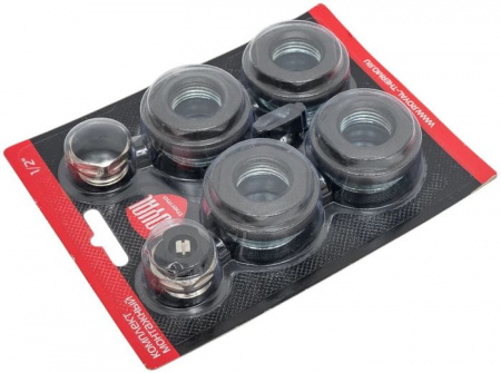 Комплект монтажный Royal Thermo 1”х 1/2" черный - КОЛОРЛОН ВТД Новосибирск