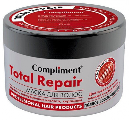 Compliment Маска для волос Total Repair  Полное восстановление 500 мл 798474 - КОЛОРЛОН ВТД Новосибирск