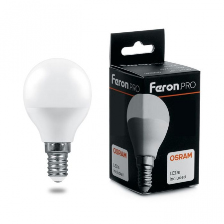 7.5W Led Feron 38073 E14 6400K G45 OSRAM Лампа - КОЛОРЛОН ВТД Новосибирск