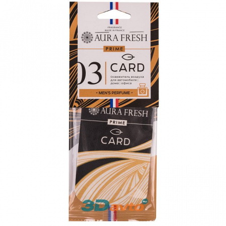 Ароматизатор AURA FRESH PRIME CARD №3 PACO RABANNE-1 MILLION - КОЛОРЛОН ВТД Новосибирск
