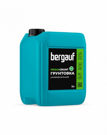 Bergauf Primagrunt, 5 л Грунтовка универсальная ЛЕТО-ЗИМА - КОЛОРЛОН ВТД Новосибирск