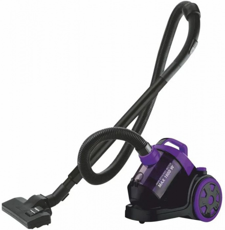 SAKURA Пылесос SA-8312BP 1600Вт б/м HEPA фиол/черн - КОЛОРЛОН ВТД Новосибирск