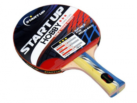 ракетка для н/т Start Up Hobby 0Star (9850) (прямая ручка) - КОЛОРЛОН ВТД Новосибирск