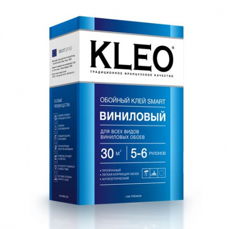 *KLEO SMART 5-6, Клей для виниловых обоев, сыпучий - КОЛОРЛОН ВТД Новосибирск