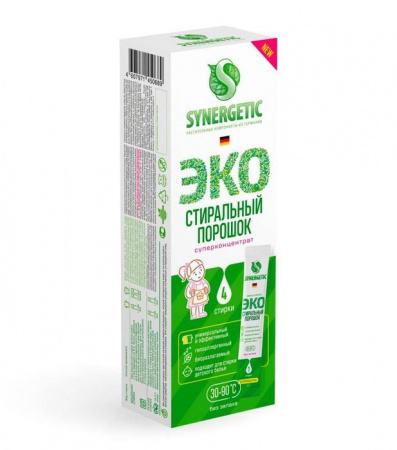 Synergetic - 4 стика Стиральный порошок - КОЛОРЛОН ВТД Новосибирск