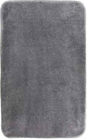 Коврик для ванной комнаты  60*100 см, полиэстер, SOLID SILVER - КОЛОРЛОН ВТД Новосибирск