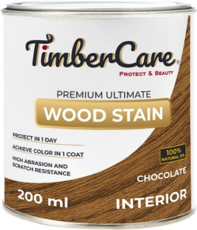 Масло TimberCare WS 350025 (цвет: Шоколад/ Chocolate), банка 0,2л - КОЛОРЛОН ВТД Новосибирск