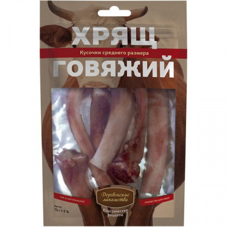 Деревенские лакомства КР хрящ говсредний размер) д/соб 80г - КОЛОРЛОН ВТД Новосибирск