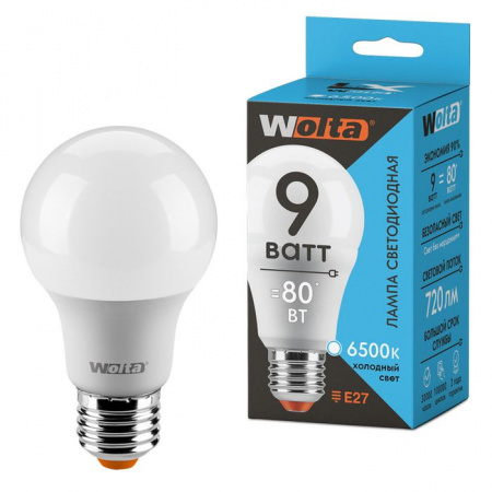 ***9W Led Wolta LX A60 Е27 6500К 30W60BL9E27 Лампа - КОЛОРЛОН ВТД Новосибирск