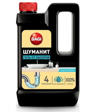 Bagi ШУМАНИТ Гель для удаления сложных засоров 450 мл - КОЛОРЛОН ВТД Новосибирск