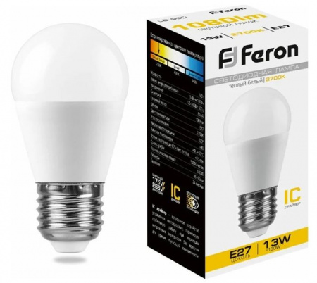 13W 230V E27 2700K G45, LB-950 Feron - КОЛОРЛОН ВТД Новосибирск