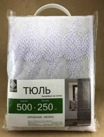 Сетка вышивка 500*250 (Ассорти-Белый) - КОЛОРЛОН ВТД Новосибирск
