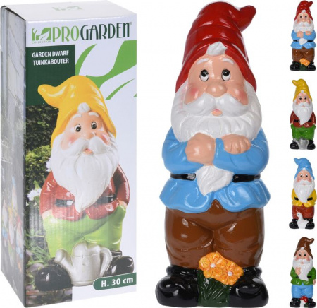 Статуэтка садовая "гном", разм. 11х9х30 см, в асс. 099810010 - КОЛОРЛОН ВТД Новосибирск