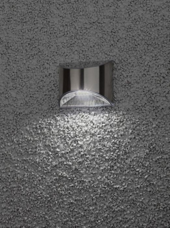 ERAFS024-38  ЭРА Фасадная подсветка Хром, на солнечной батарее, 4LED, 7lm - КОЛОРЛОН ВТД Новосибирск