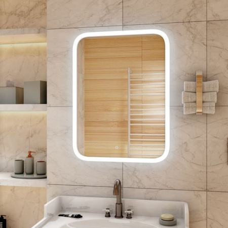 Зеркало Glamour  Led 700х900 - КОЛОРЛОН ВТД Новосибирск