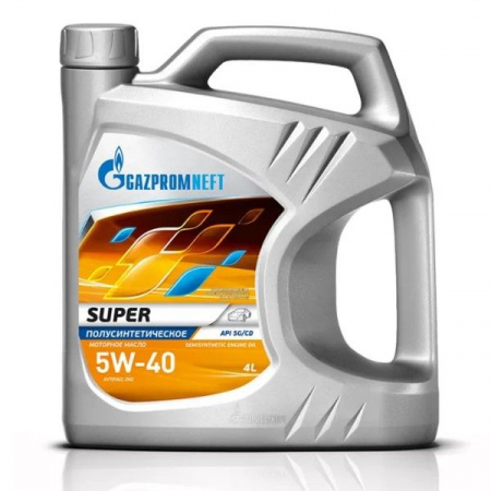 Масло Gazpromneft Super SAE 5w40, API SG/CD п/с 4л - КОЛОРЛОН ВТД Новосибирск