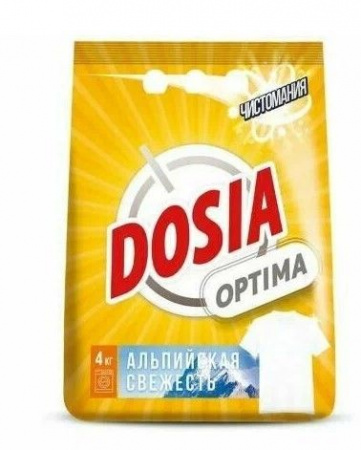 Dosia 4кг Optima Альпийская Свежесть порошок для стирки - КОЛОРЛОН ВТД Новосибирск