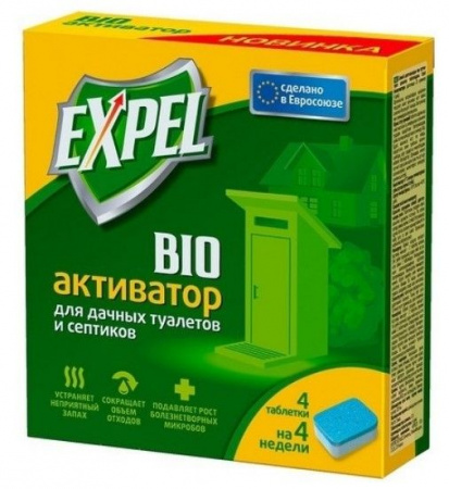 Expel Биоактиватор д/дачных туалетов и септиков, саше 40г (120) - КОЛОРЛОН ВТД Новосибирск