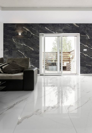 Керамогранит 60х120 Global Tile КАМЛИН черный (кор. - 2 шт.) - КОЛОРЛОН ВТД Новосибирск