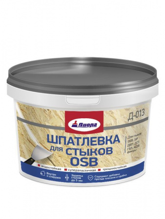 Шпатлевка для стыков OSB Д-013 3кг/евроведро - КОЛОРЛОН ВТД Новосибирск