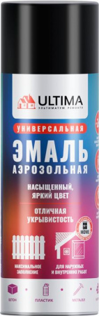 ULTIMA, ЛАК МАТОВЫЙ, аэрозольный, 520 мл (1 уп - 12 шт.) - КОЛОРЛОН ВТД Новосибирск
