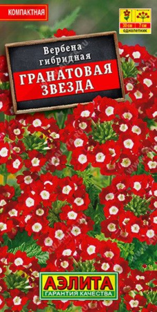 Вербена Гранатовая звезда 40шт (Аэлита) - КОЛОРЛОН ВТД Новосибирск