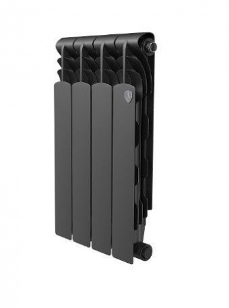 ***Радиатор биметал Royal Thermo Revolution 500 2.0/Noir Sable4секц - КОЛОРЛОН ВТД Новосибирск