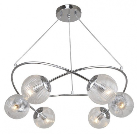 Люстра Escada 1110/6PL E14*40W Chrome - КОЛОРЛОН ВТД Новосибирск