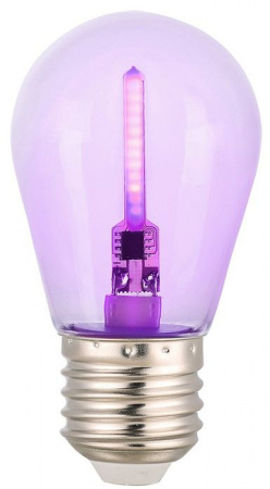 Лампа GLDEN-G45FB-5-230-E27 VIOLET - КОЛОРЛОН ВТД Новосибирск