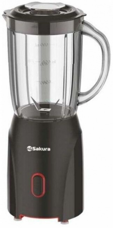 SAKURA блендер настол SA-6259BK 400Вт 0.6л 1скор - КОЛОРЛОН ВТД Новосибирск