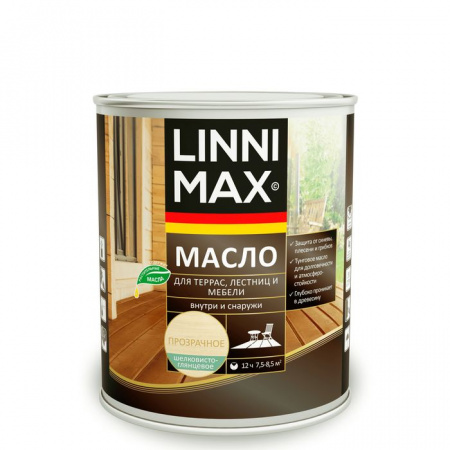 Масло LINNIMAX для террас, лестниц и мебели бразильский палисандр 2 л - КОЛОРЛОН ВТД Новосибирск