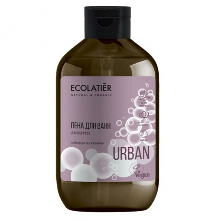 ECOLATIER URBAN  Пена д/ванн ЛАВАНДА И НЕКТАРИН, 600мл - КОЛОРЛОН ВТД Новосибирск